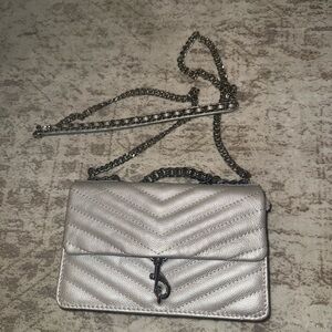Silver Chain Strap Women's Bag